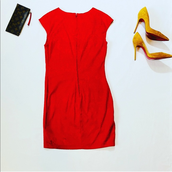 2/$24 B. Darlin Midi Dress Red - Picture 2 of 4
